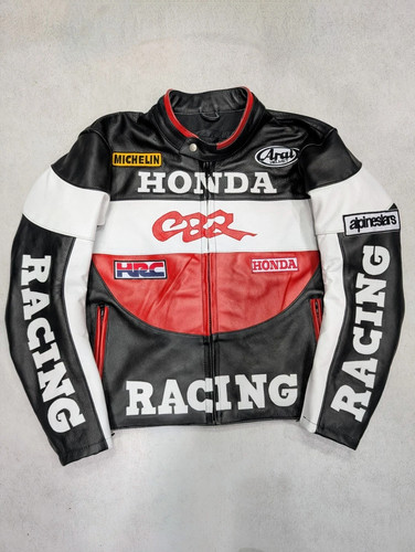 Giacca moto pelle da - pelle,