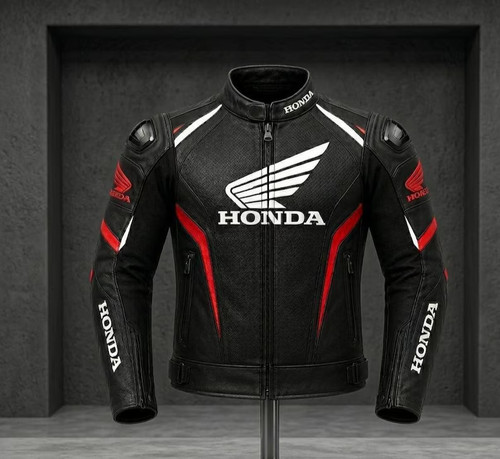 Giacca pelle moto honda - pelle,