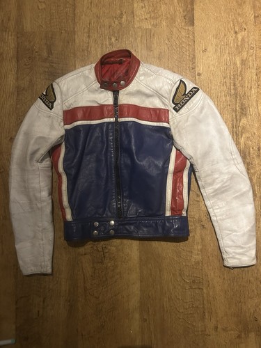 Giacca moto pelle honda - pelle,